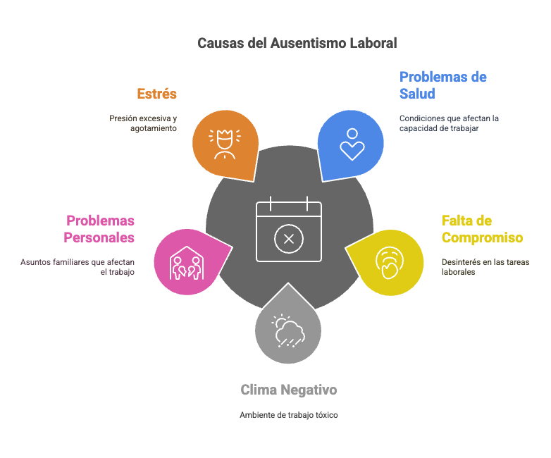 causas del ausentimo laboral